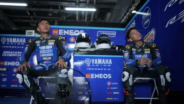 Candra Hermawan dan Fadil Al Gassani/Media Yamaha Racing Indonesia.