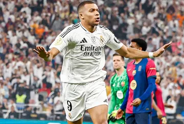Kylian Mbappe di El Clasico. (Foto: Instagram/realmadrid)