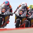 Veda Ega Pratama beraksi saat latihan bebas Red Bull Rookies Cup 2025/foto: Ofisial Red Bull Rookies Cup