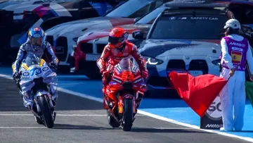 Marc Marquez dan Alex Marquez didenda puluhan juta rupiah usai  melakukan pelanggaran jelang sesi kualifikasi (Q2) MotoGP Spanyol 2025/foto: MotoGP