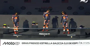 Podium race 2 Red Bull Rookies Cup 2025 seri Jerez/foto: Red Bull Rookies Cup