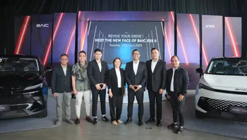 Seremoni peluncuran BAIC X55 II facelift. (BAIC Indonesia)