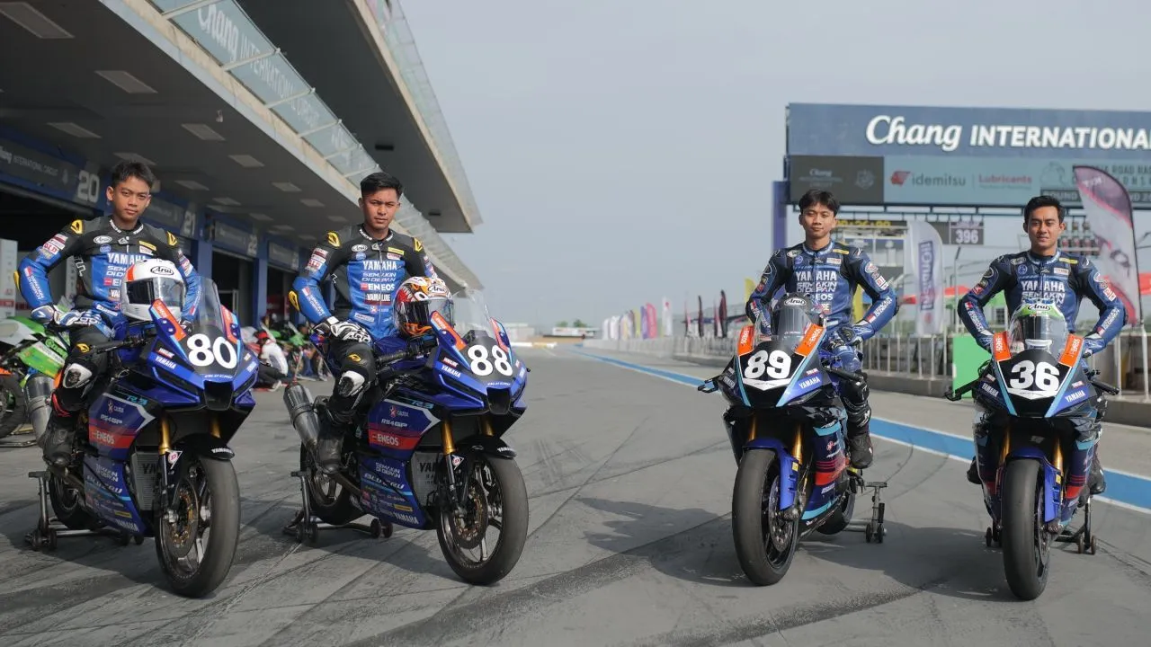 Pembalap Yamaha Racing Indonesia di Sirkuit Buriram di ARRC 2025/Media Yamaha Indonesia