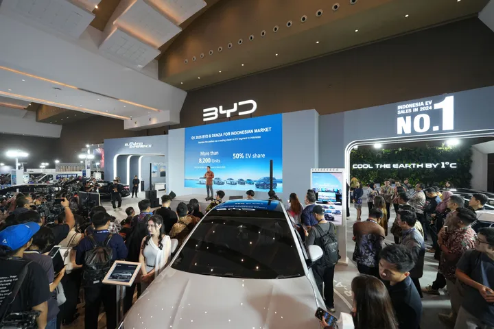 BYD di ajang PEVS 2025. (BYD)