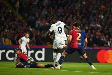 Jalannya laga leg pertama semifinal Liga Champions 2024/2025 antara Barcelona vs Inter Milan. (Foto: Instagram/inter)