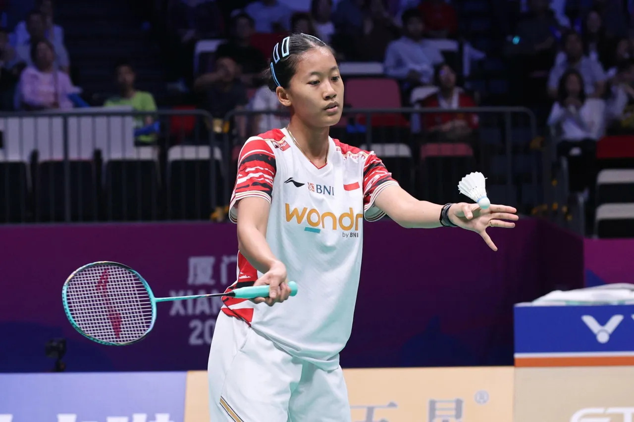 Putri Kusuma Wardani di Piala Sudirman 2025/Foto: PBSI