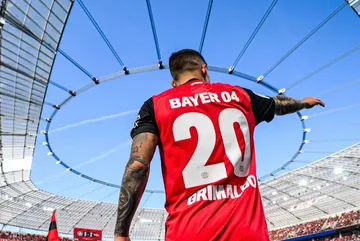 Pemain Bayer Leverkusen, Alejandro Grimaldo. (Foto: Instagram/bayer04fussball)