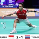 Jonatan Christie - Pebulutangkis Indonesia, Jonatan Christie. (Foto: Instagram/PBSI)