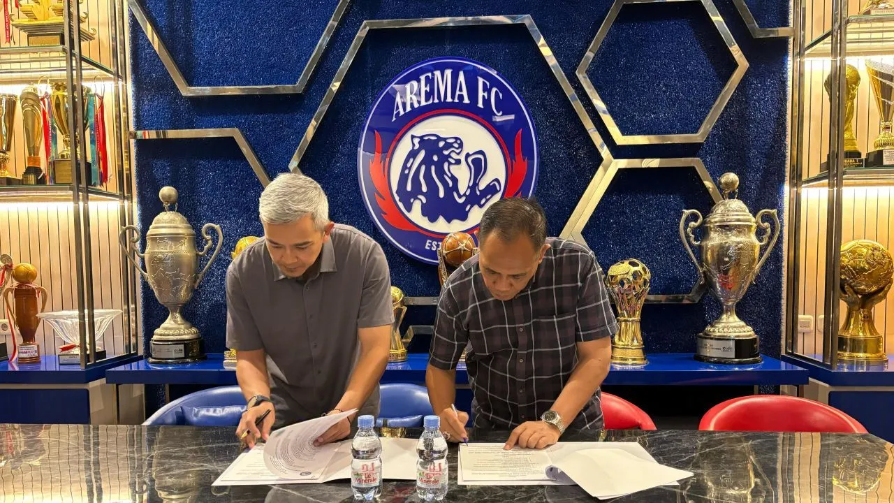 MoU Arema FC dengan Pemkab Malang terkait Stadion Kanjuruhan/Media Aream FC.