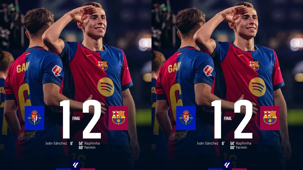 Hasil Valladolid vs Barcelona di LaLiga (Foto: instagram/@fcbarcelona)