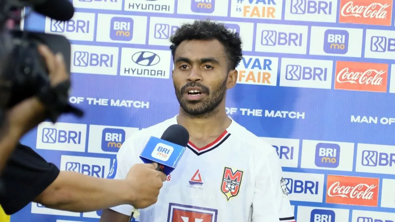 Pemain Malut United Yakob Sayuri berhasil membawa timnya berprestasi musim ini. (Foto: Liga Indonesia Baru)