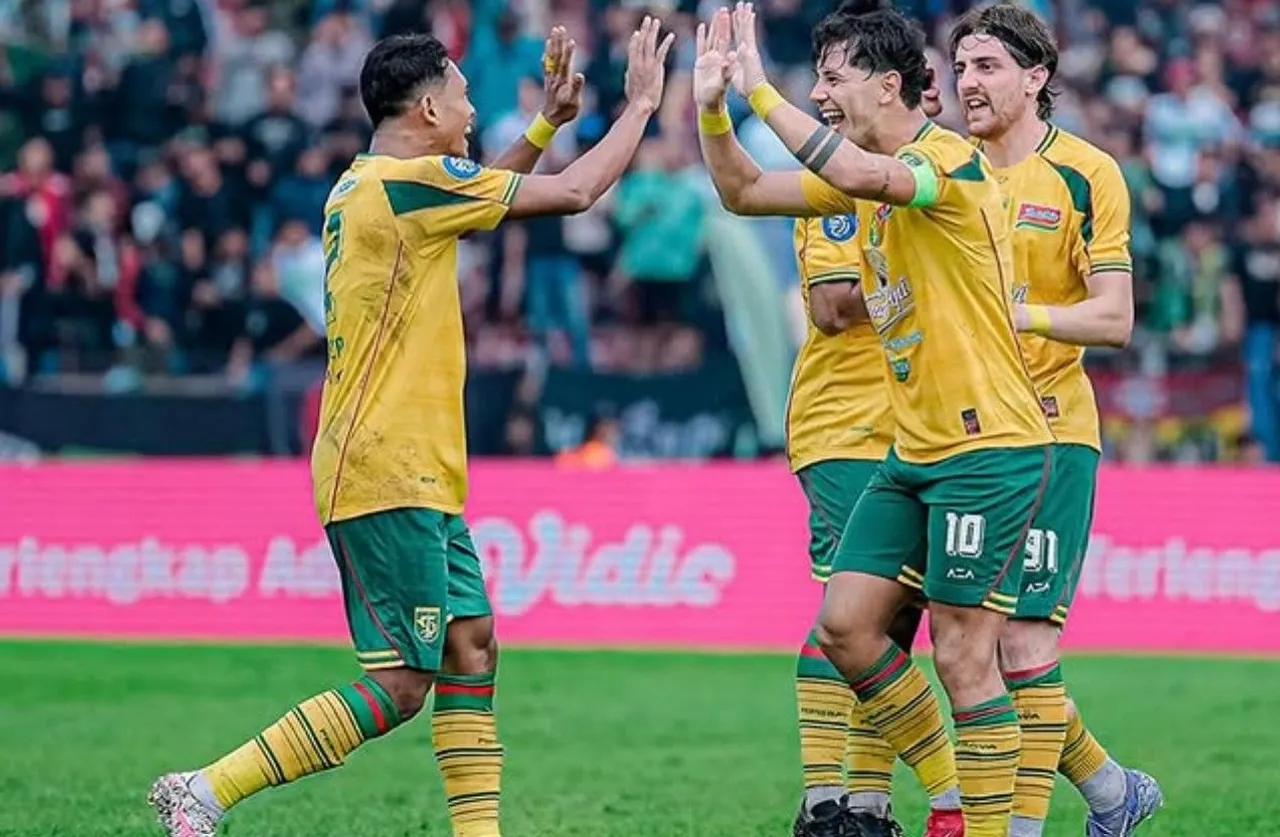 Persebaya Surabaya ditahan imbang 3-3 oleh Persik Kediri di pekan ke-31 Liga 1 2024/2025/foto: Ofisial Persebaya