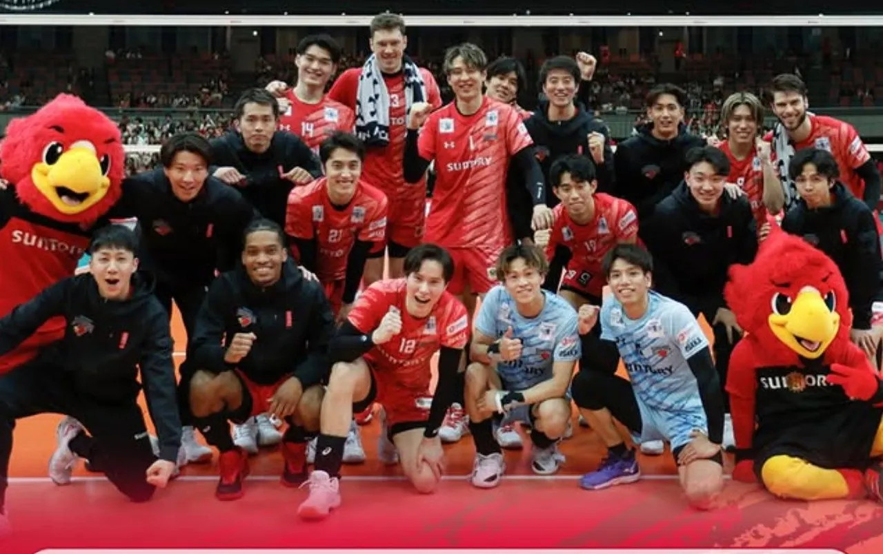 Suntory Sunbirds juara SV.League 2024/2025 usai kalahkan JTEKT dengan agregat 2-0/foto: Ofisial Suntory Sunbirds