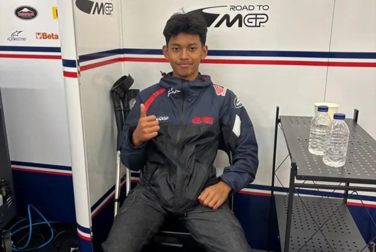 Veda Ega Pratama pembalap binaan Astra Honda Racing Team/foto: Ofisial AHRT