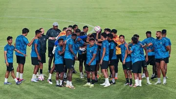 Arema FC Latihan di Stadion Manahan 2025/X Arema FC.