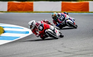 Veda Ega Pratama tampil di JuniorGP 2025/foto: Junior Talent Team