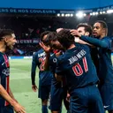 Para pemain PSG saaat melakukan selebrasi. (Foto: Instagram/psg)