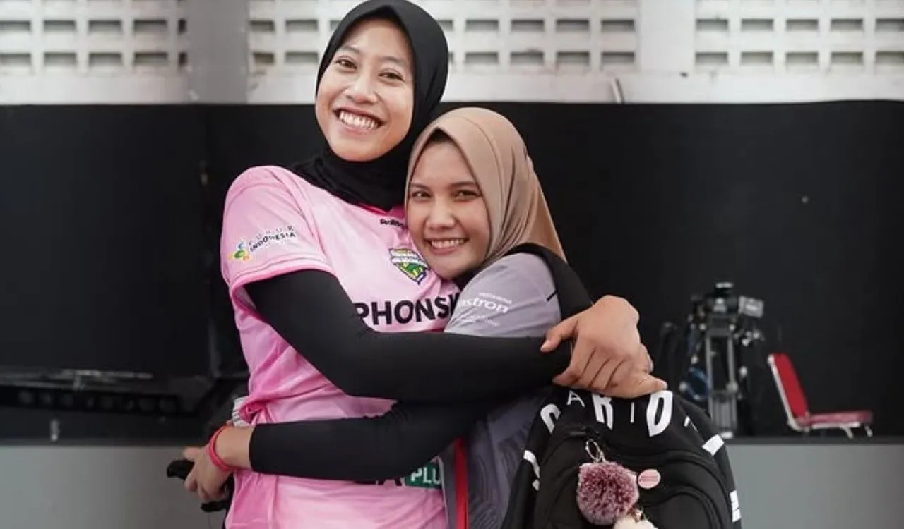 Nandita Ayu dan Megawati Hangestri/foto: IG Nandita Ayu