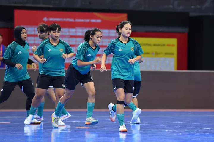 Timnas futsal putri Indonesia berjuang keras agar bisa terus bersaing di pentas Asia. (Foto: Federasi Futsal Indonesia) 