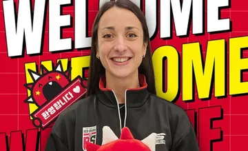 Elisa Zanette resmi diperkenalkan Red Sparks/foto: Ofisial Red Sparks