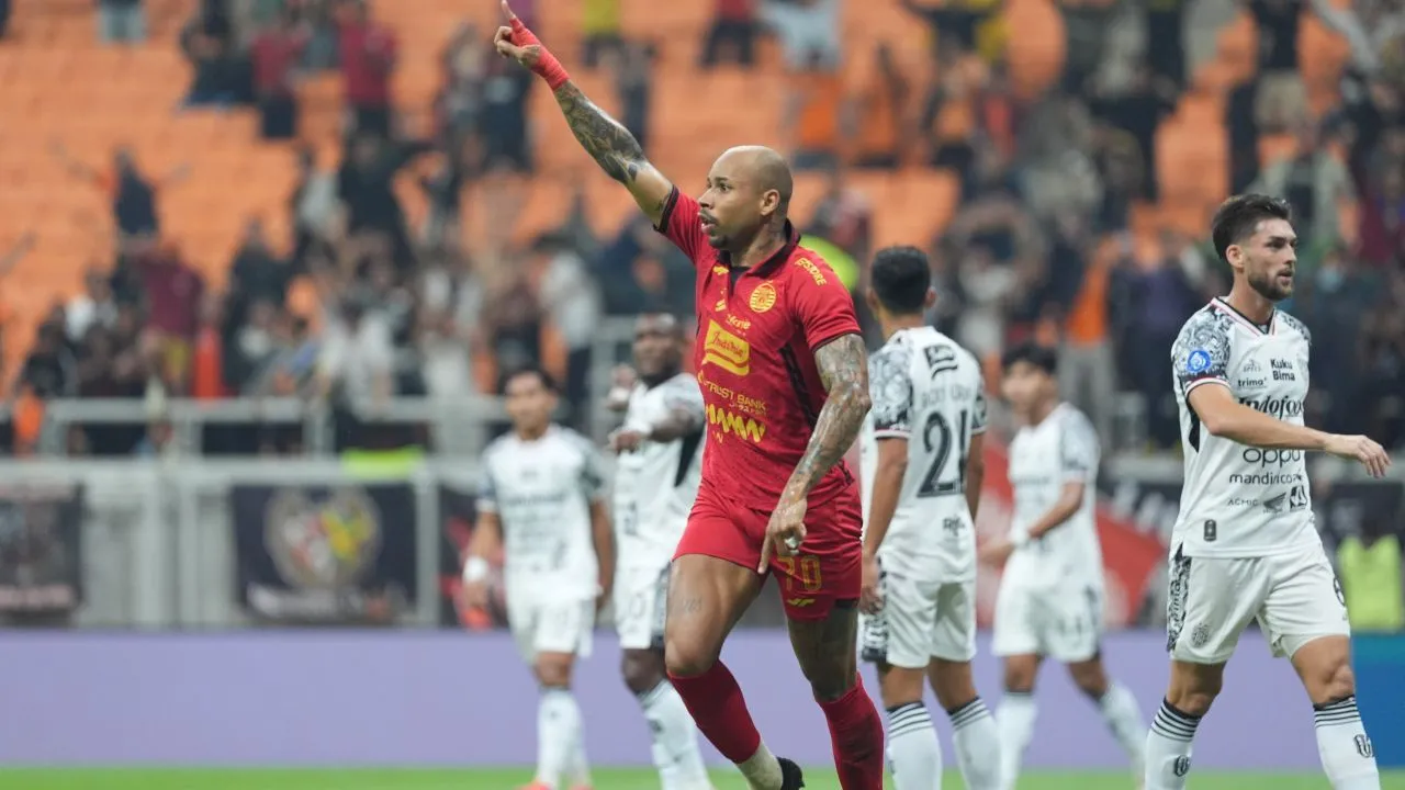 Gustavo Almeida di laga Persija vs  Bali United/Media Persija.