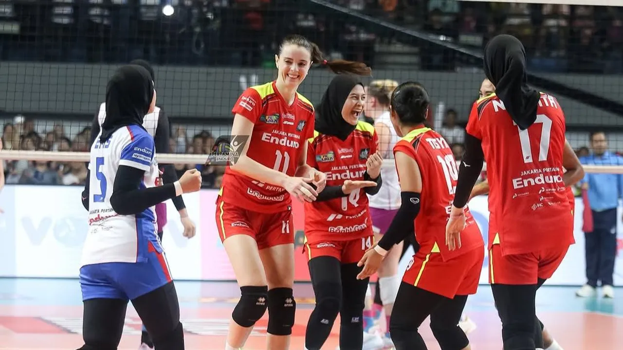Jakarta Pertamina Enduro saat final Proliga 2025 Putri (Foto: instagram/@@jpevolley)