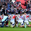 Pemain Arsenal tengah pemanasan/X Arsenal.