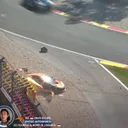 Sean Gelael alami Crash di FIA WEC Spa 2025. (Foto: tangkapan layar x.com/FIAWEC)