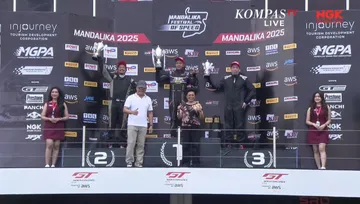 Podium race 2 Subaru BRZ Super Series 2025/foto: Kompas TV