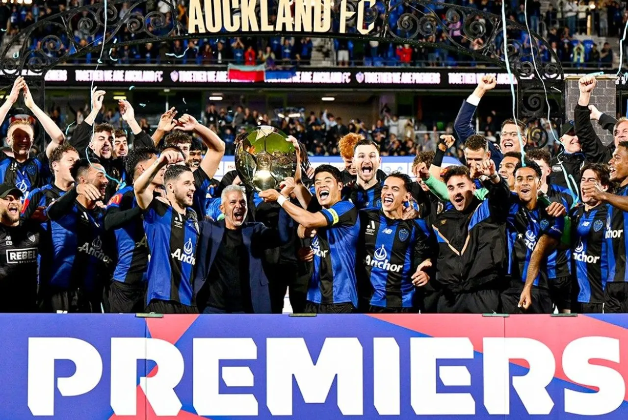 Auckland FC keluar sebagai juara A-League 2024/2025 musim reguler/foto: Ofisial Auckland FC