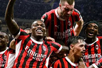 Pemain AC Milan saat melakukan selebrasi. (Foto: Instagram/acmilan)