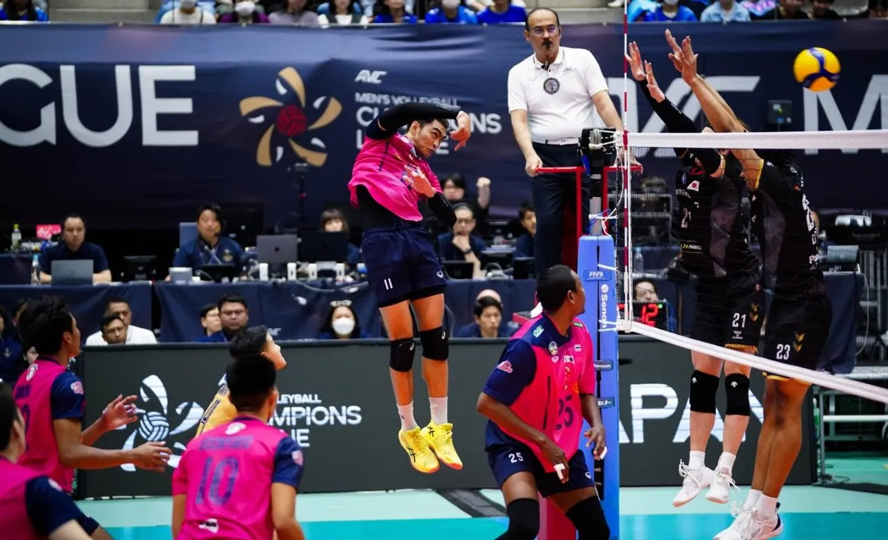 Osaka Bluteon menang 3-1 atas Nakhon Ratchasima di babak perempat final AVC Champions League 2025 putra/foto: AVC