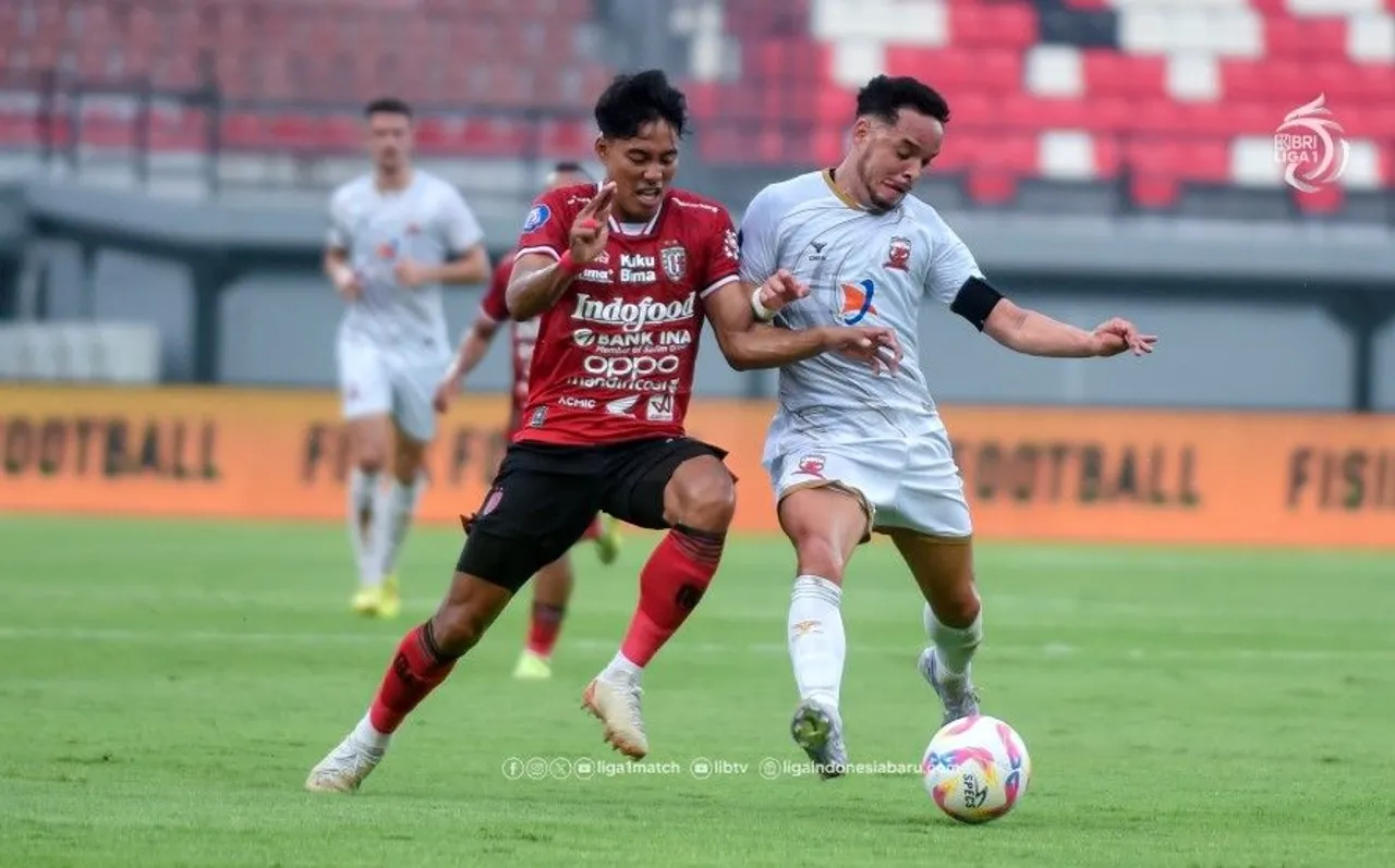 Bali United takluk 0-2 dari Madura United di pekan ke-33 Liga 1 2024/2025/foto: Liga Indonesia Baru