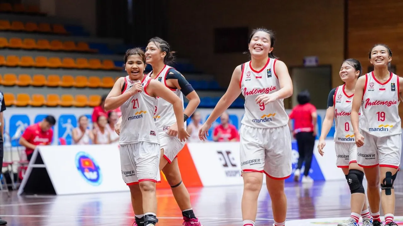 Timnas bolabasket putri Indonesia U-16/Media Perbasi.