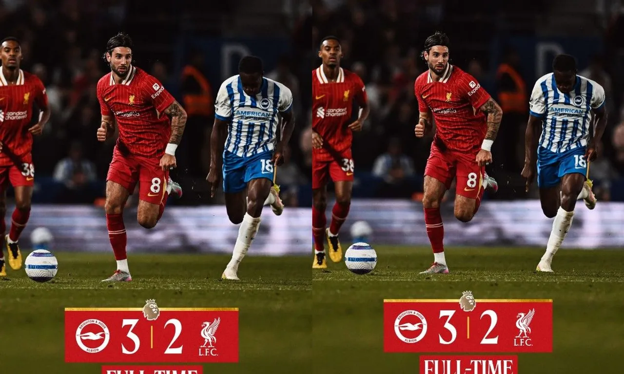 Hasil Brighton vs Liverpool pada pekan ke-37 Liga Inggris 2024/2025. (Foto: Instagram/liverpoolfc)