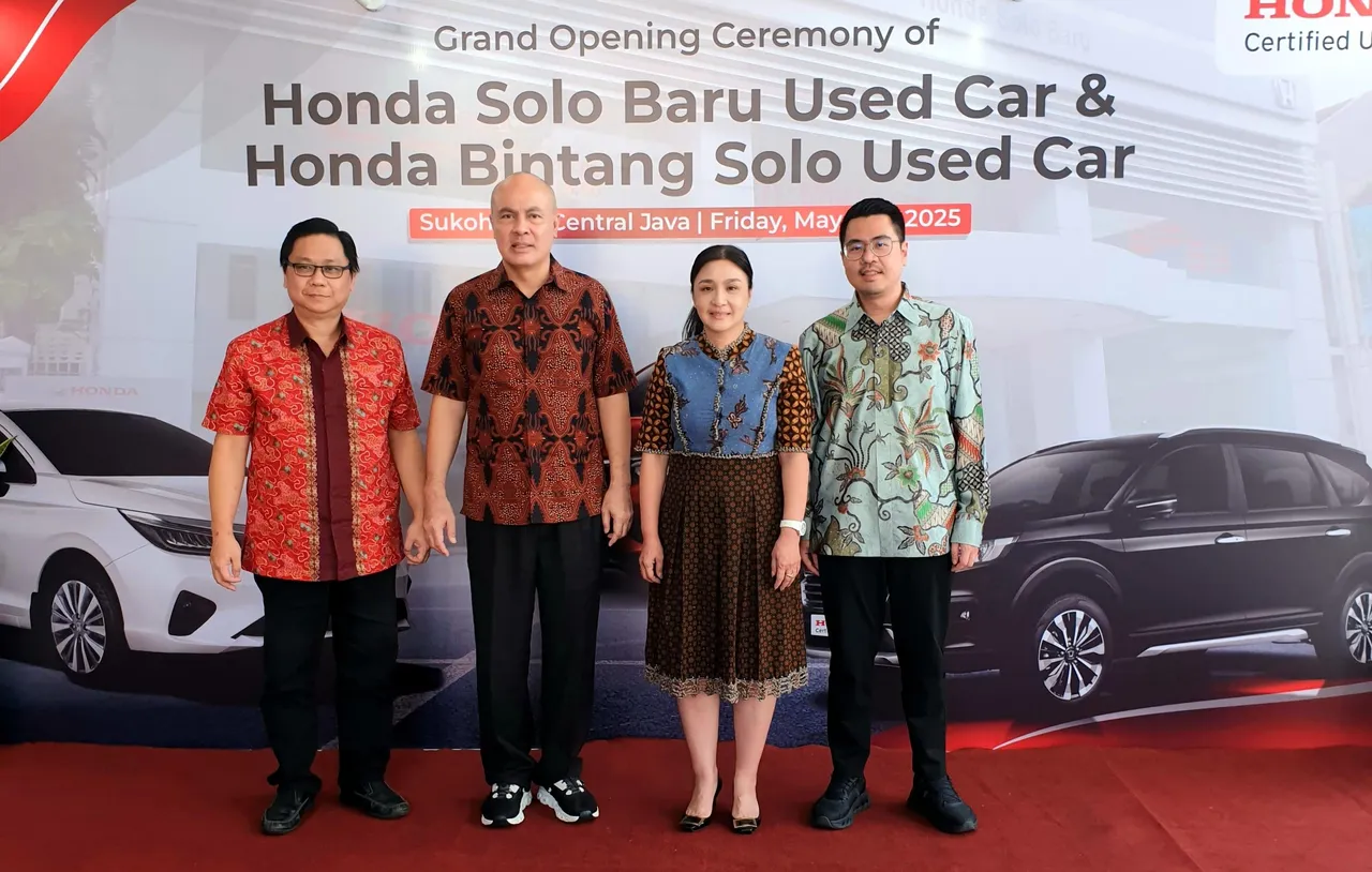 Peresmian dua diler Honda Certified Used Car di Solo dan Sukoharjo. (HPM)