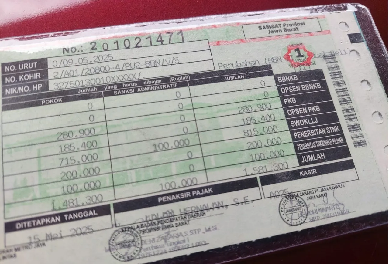 Sumbangan Wajib Dana Kecelakaan Lalu Lintas Jalan (SWDKLLJ). (Bagus)