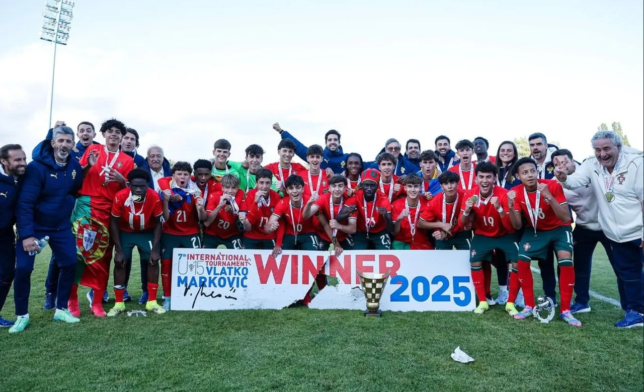 Timnas Portugal U-15 juara Vlatko Markovic 2025/foto: Ofisial Portugal
