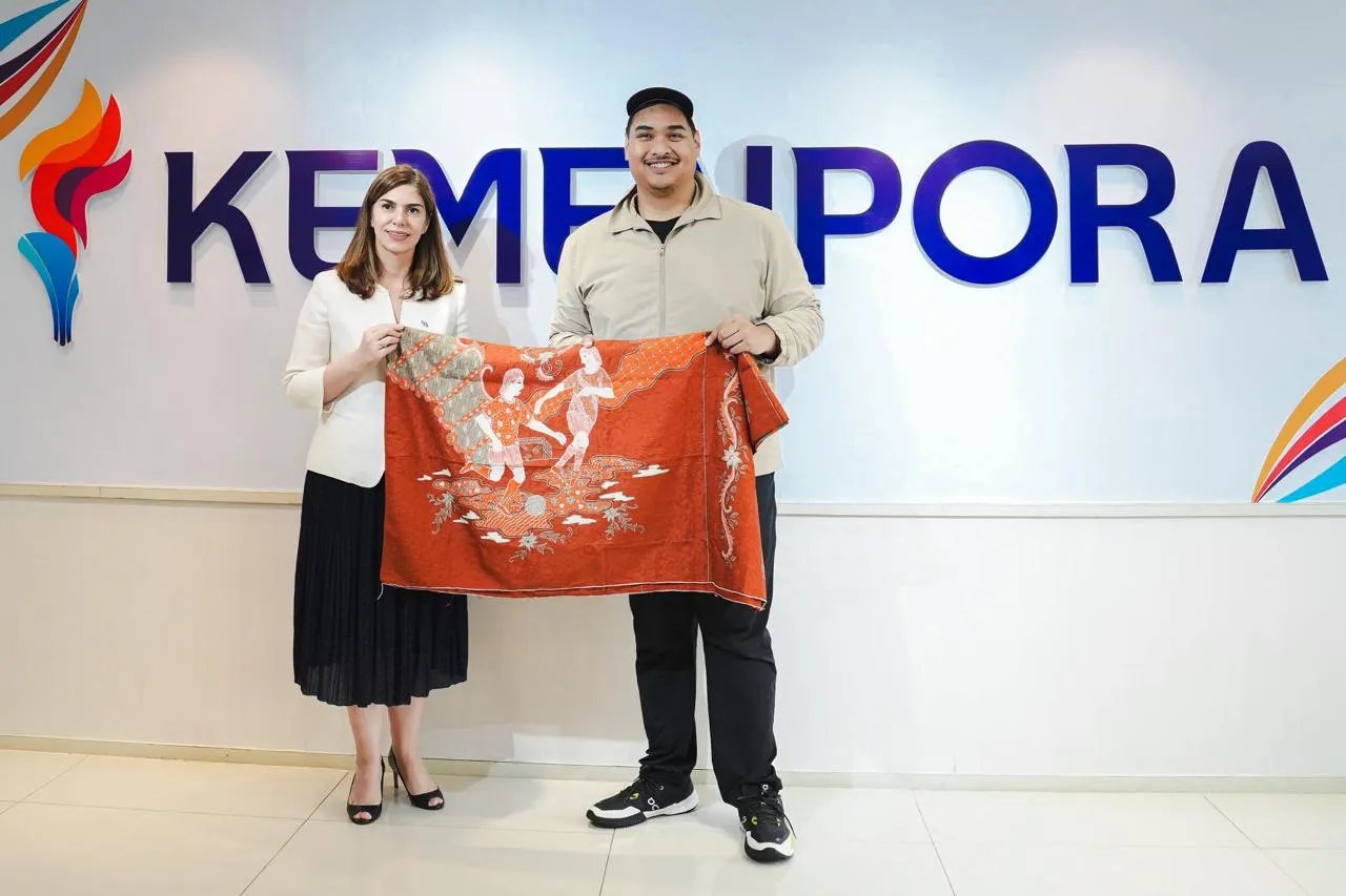 Menpora Dito Ariotedjo dan Dubes Uruguay untuk Indonesia, Cristina Gonzalez/Foto: Kemenpora