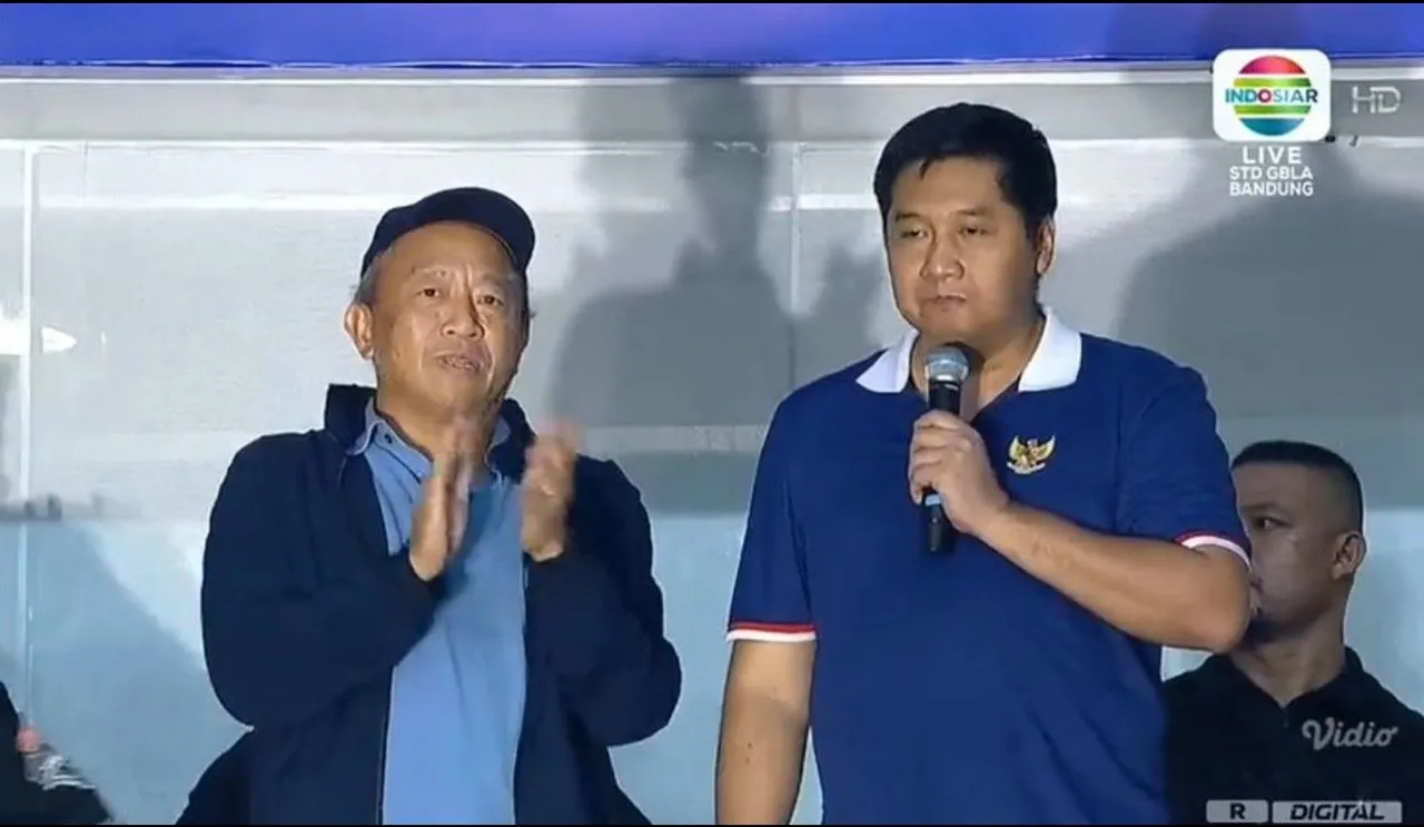 Maruarar Sirait janji investasi ke Persib Bandung sebesar Rp100 miliar/foto: Vidio