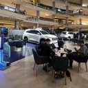 Pameran interaktif Toyota Space di PIK Avenue 2. (TAM)