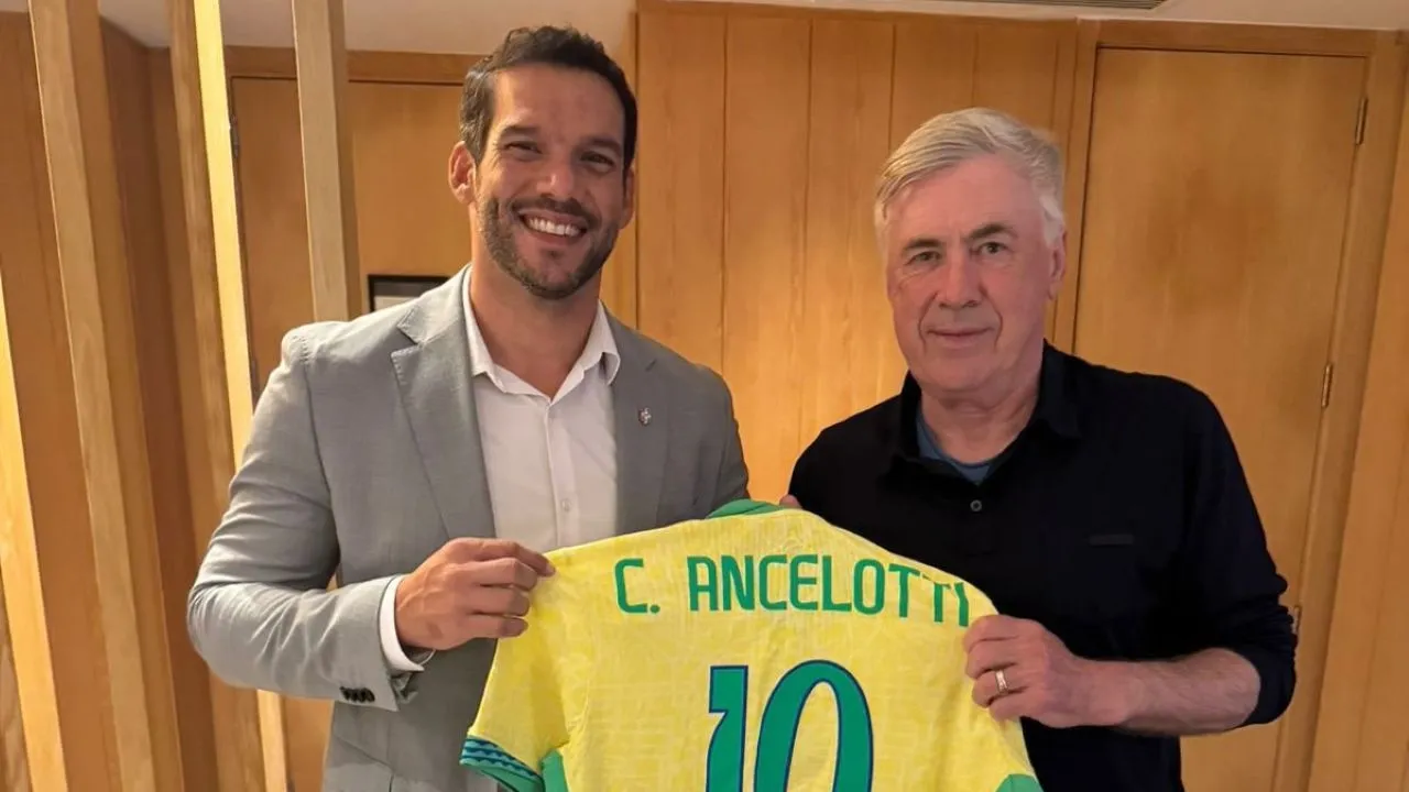 Timnas Brasil Carlo Ancelotti/X cbf_futebol