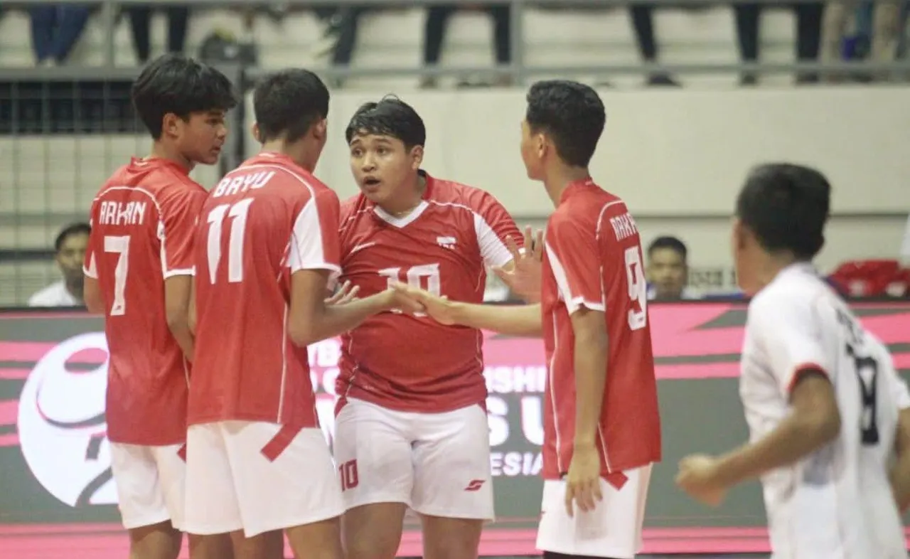 Timnas Voli Indonesia Putra U-16 lolos ke putaran final AVC Asian Men's U-16 Volleyball Championship 2025/foto: AVC
