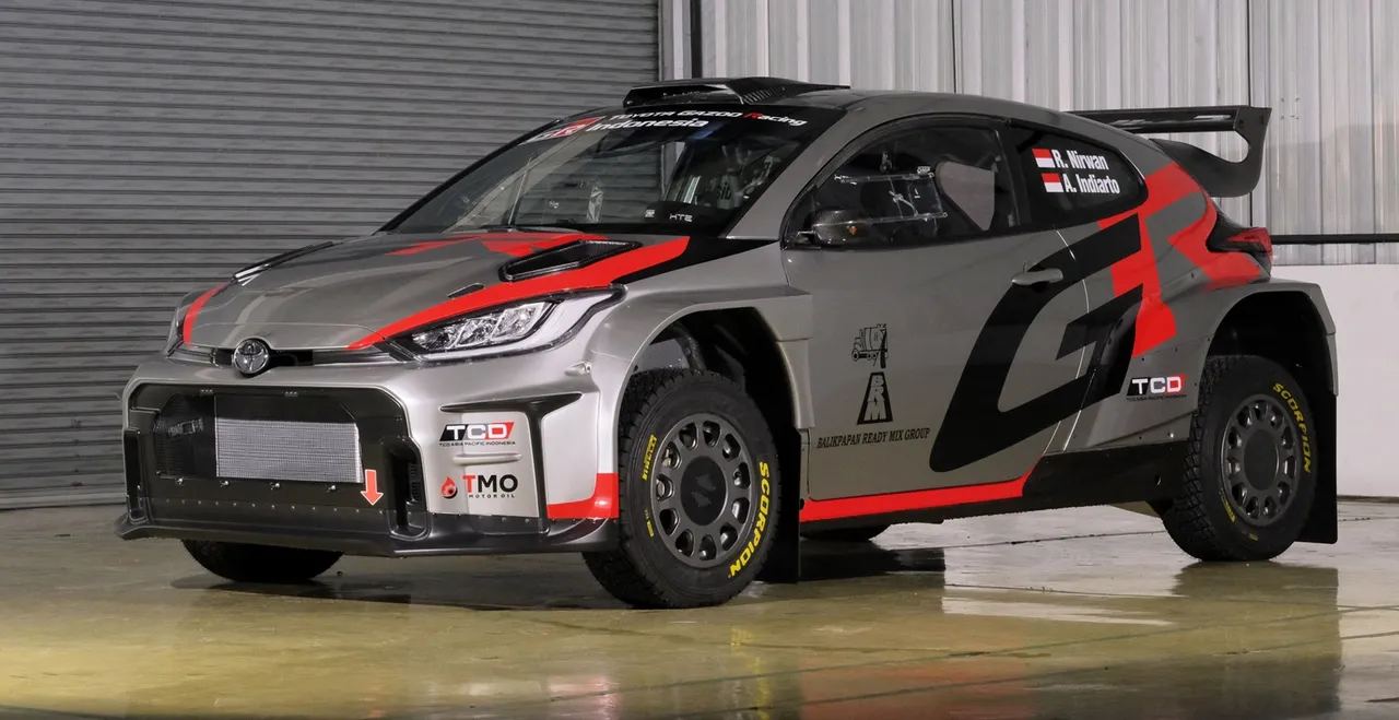 Toyota GR Yaris Rally2 jadi jagoan baru tim Gazoo Racing Indonesia. (TAM)