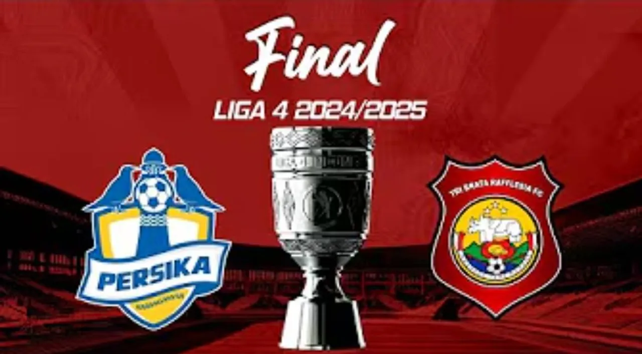 Persika Karanganyar vs Tri Brata Rafflesia di final Liga 4 2024/2025 putaran nasional/foto: PSSI TV
