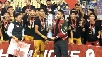 Tri Brata Rafflesia juara Liga 4 2024/2025 putaran nasional usai kalahkan Persika Karanganyar di final/foto: PSSI TV