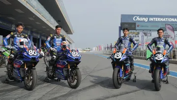 Pembalap Yamaha Racing Indonesia di Sirkuit Buriram tampil pada seri 1 ARRC 2025/Istimewa Yamaha.
