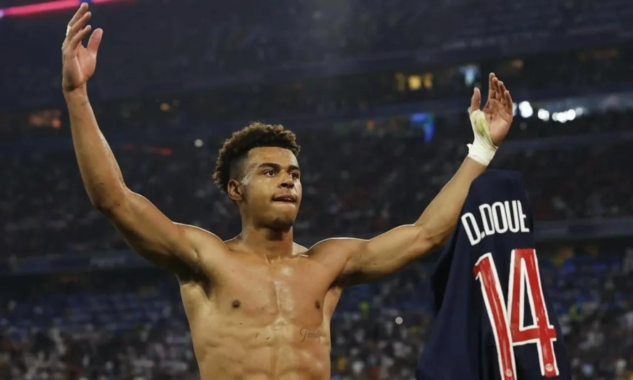 Winger muda PSG, Desire Doue. (Foto: Instagram/psg)