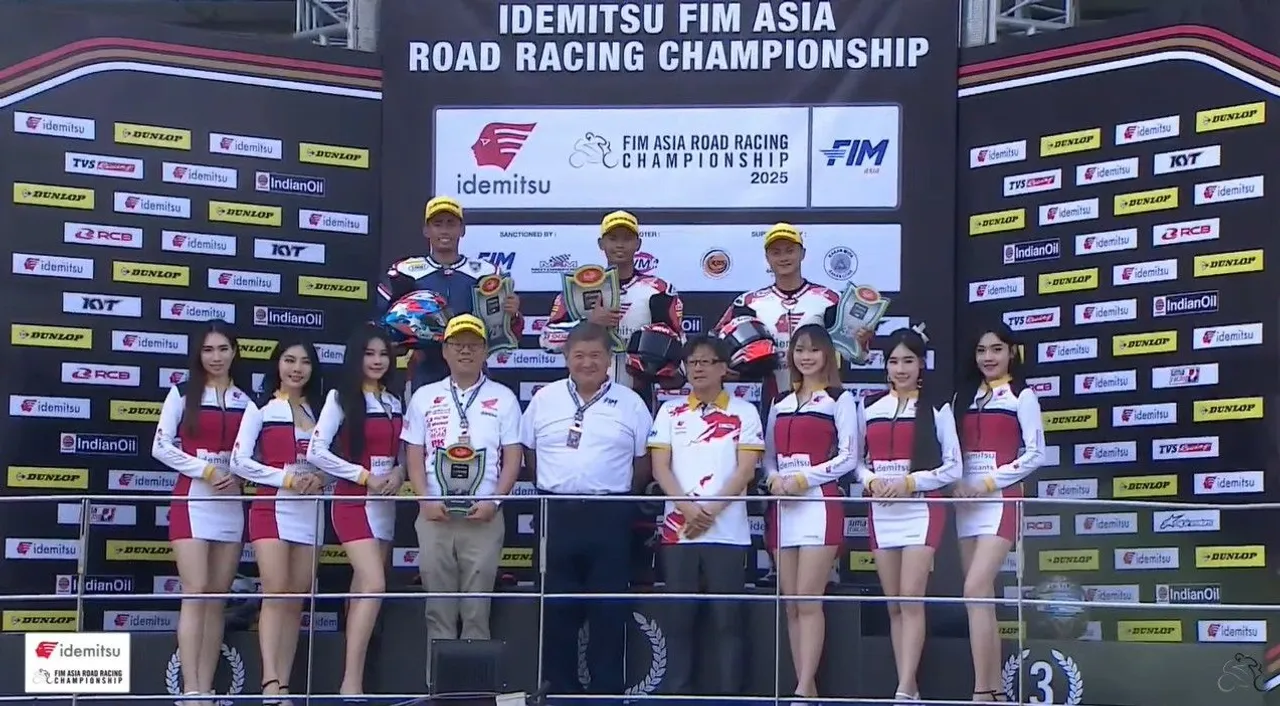 Pembalap Malaysia, Azroy Hakeem Anuar, keluar sebagai pemenang pada race 1 kelas ASB1000 ARRC 2025 seri kedua di Sirkuit Sepang/foto: Asia Road Racing.