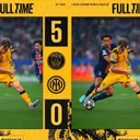 Hasil PSG vs Inter Milan di final Liga Champions 2024/2025. (Foto: Instagram/inter)